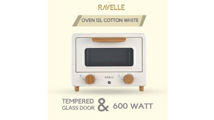 RAVELLE Korean Oven Toaster 12L solusi masak di dapur mungil dengan desainnya yang menawan.