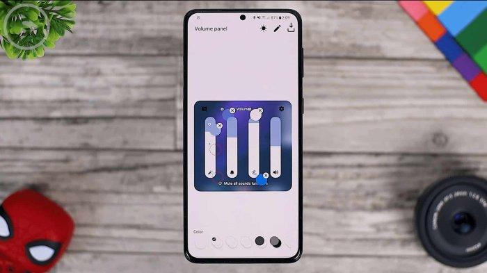 Ilustrasi pengaturan volume suara di HP, salah satunya untuk alarm