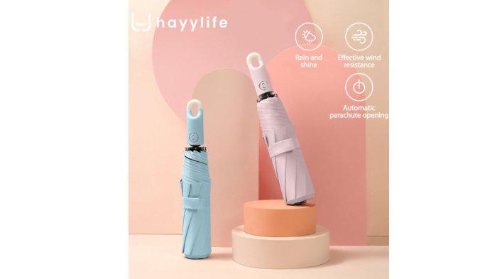 HAYYLIFE Payung Otomatis HL-AGF587  dirancang dengan anti-sneak teknologi.