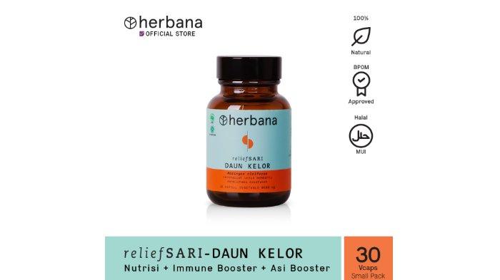 Herbana Relief Sari Daun Kelor- 30 Kapsul