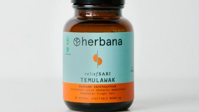 Herbana Relief Sari Temulawak - 30 Kapsul