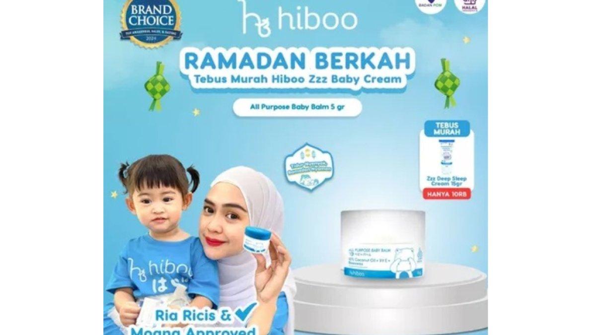 Hiboo All Purpose Baby Balm 5g Travel Size with 10 persen Coconut Oil Vit E Beeswax