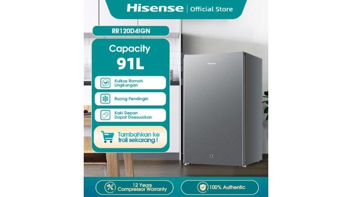 Hisense Kulkas 1 Pintu 91L RR120D4IGN