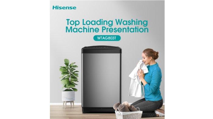 Hisense Mesin Cuci 1 Tabung Top Loading 8KG WTAG803T
