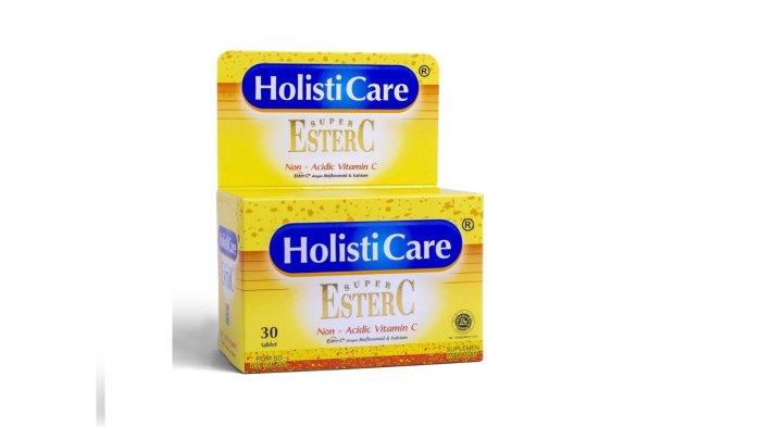 Holisticare EsterC 30 tablet vitamin C lebih tidak perih di lambung