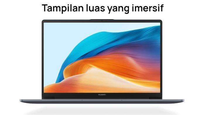 Ilustrasi bidang layar HUAWEI MateBook D 14 2024