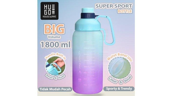 HUGO Botol Minum Jumbo Sporty Gradasi 1800 ml 