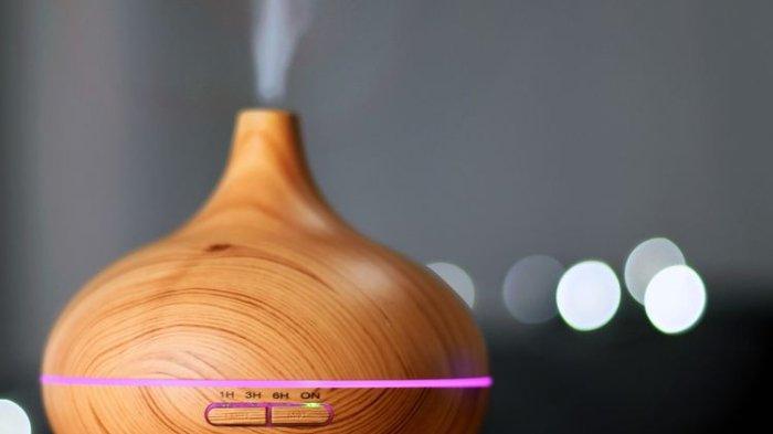 Ilustrasi penggunaan humidifier sekaligus diffuser untuk ciptakan kenyamana ruangan