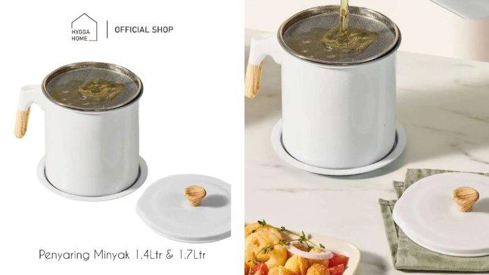 HYGGA HOME Oil Filter Pot Aesthetic 1.4 dan 1.7L