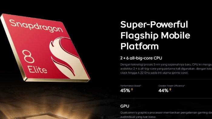 iQOO 13 menghadirkan performa mantap dengan diotaki chipset mobile tertinggi dari Qualcomm, Snapdragon 8 Elite.