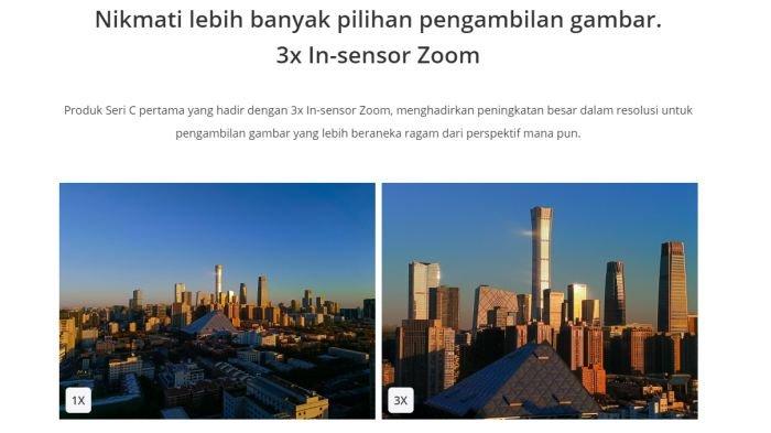 Ilustrasi pemakaian 3x In-sensor Zoom realme C67