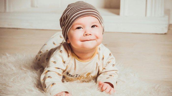 Ilustrasi bayi yang kulitnya sehat.