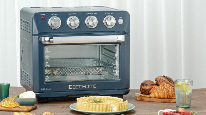 ECOHOME CUBIC AIR FRYER hadirkan 2 pilihan warna sekaligus dibekali 10 fungsi dalam 1 alat untuk permudah kreasi menu.
