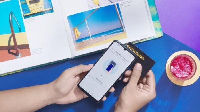 Ilustrasi fitur NFC pada HP yang bisa dipakai mengecek dan mengisi saldo e-money