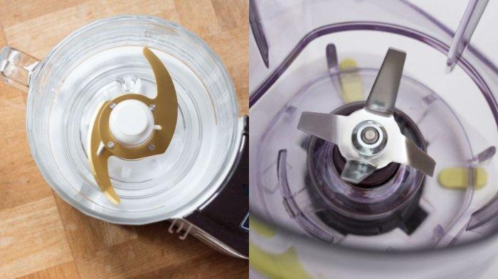 Ilustrasi mata pisau blender.