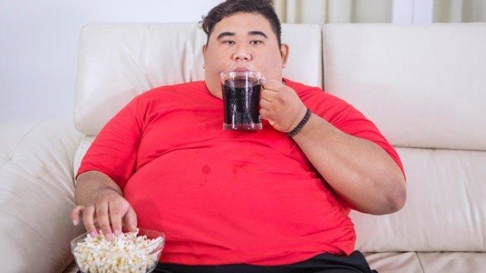 Ilustrasi mengalami obesitas.