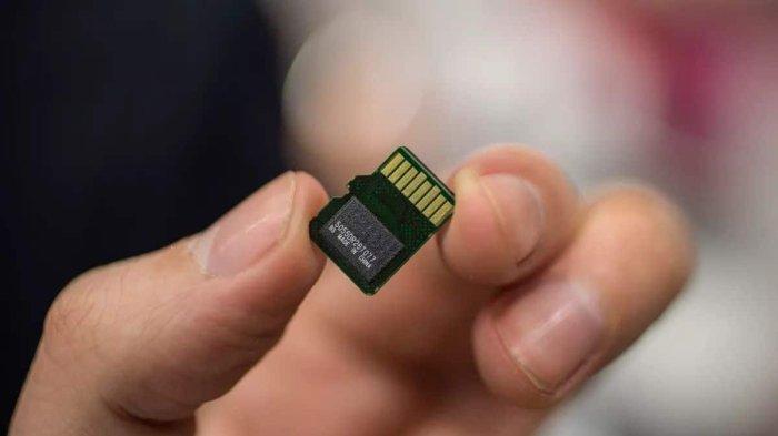 Ilustrasi kartu microSD yang perlu disimpan dengan baik untuk menjaga keawetannya