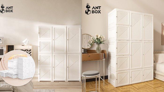 ANTBOX Lemari Pakaian Plastik