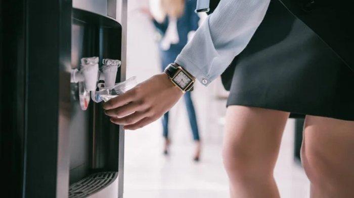 Ilustrasi keran pada dispenser air minum