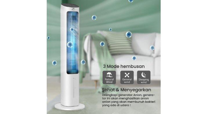 Ilustrasi penggunaan GREE Tower Fan Air Cooler GTA-ACOOL4.