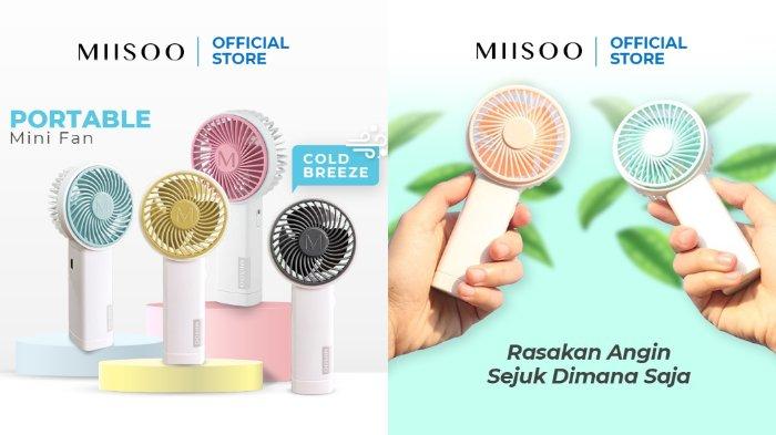  MIISOO Kipas Angin Mini Portable