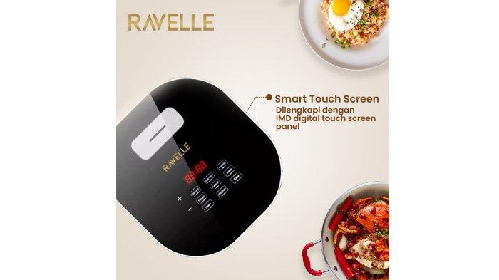 Ilustrasi penggunaan RAVELLE Rice Cooker Digital Low Carbo 3 Liter