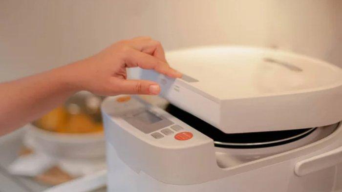 Ilustrasi tutup rice cooker
