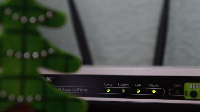 Ilustrasi router WiFi