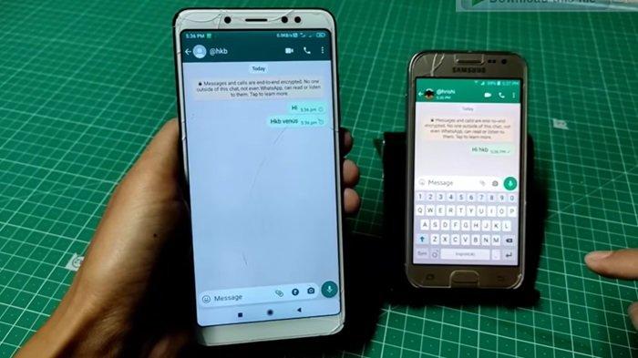Ilustrasi mengirim chat atau pesan WA