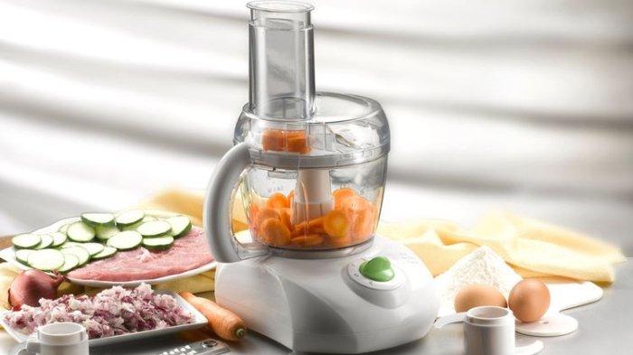 Ilustrsi food processor yang cocok untuk mengolah bahan-bahan padat.