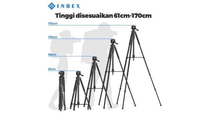 Ilustrasi tripod INBEX IB-2