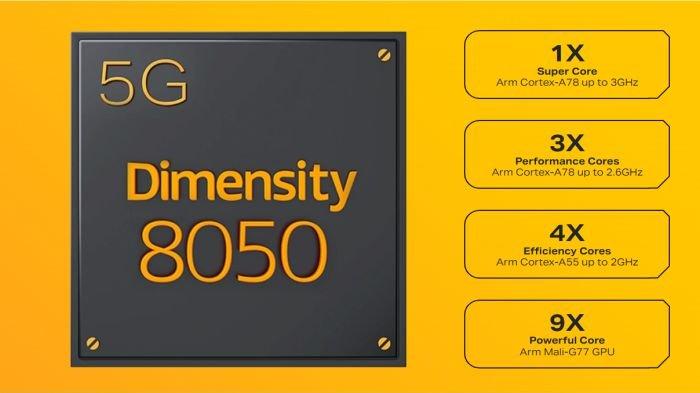 Performa dapur pacu Infinix GT 10 Pro diperkuat chipset Dimensity 8050