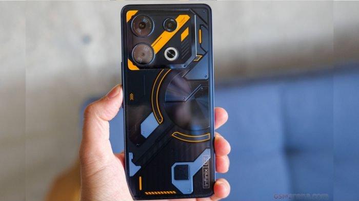 Desain punggung belakang Infinix GT 10 Pro, HP gaming Rp 3 jutaan bernuansa futuristik
