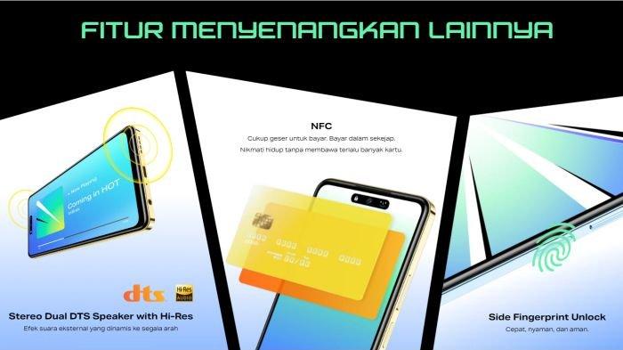 Fitur dan kemampuan Infinix HOT 40 Pro, salah satunya speaker ganda