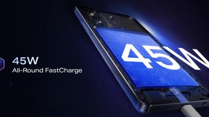 Infinix NOTE 30 didukung fitur fast charging 45 watt
