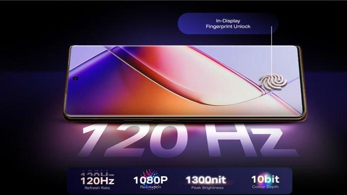 Spesifikasi layar Infinix NOTE 40 Pro 5G