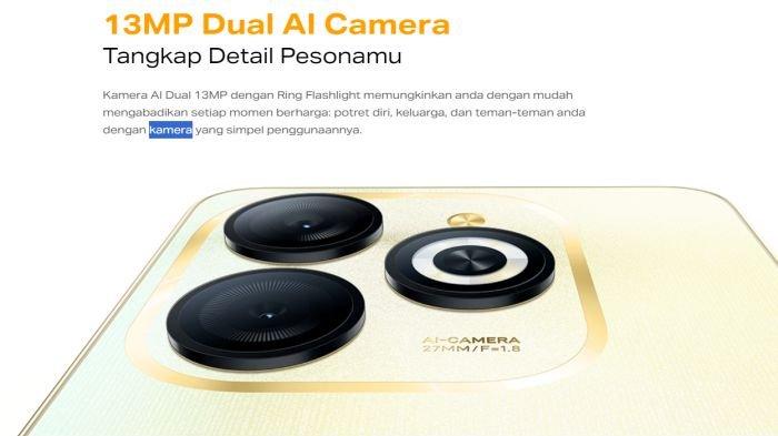 Modul kamera di bodi belakang Infinix SMART 8