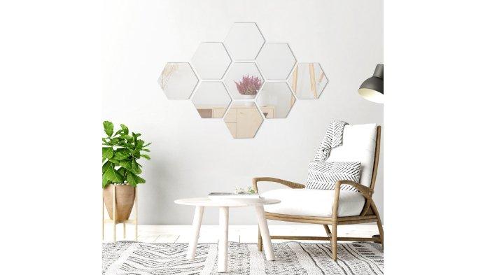 Informa Cermin Dinding Dekorasi Hex