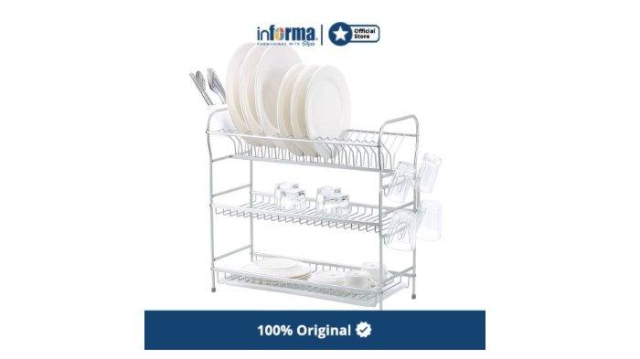 informa Rak Piring Valco 3 Tier Dish Rack