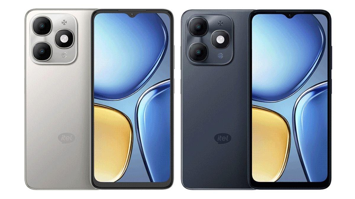 itel A90 bisa dipilih dalam dua opsi warna, Starlit Black dan Space Titanium