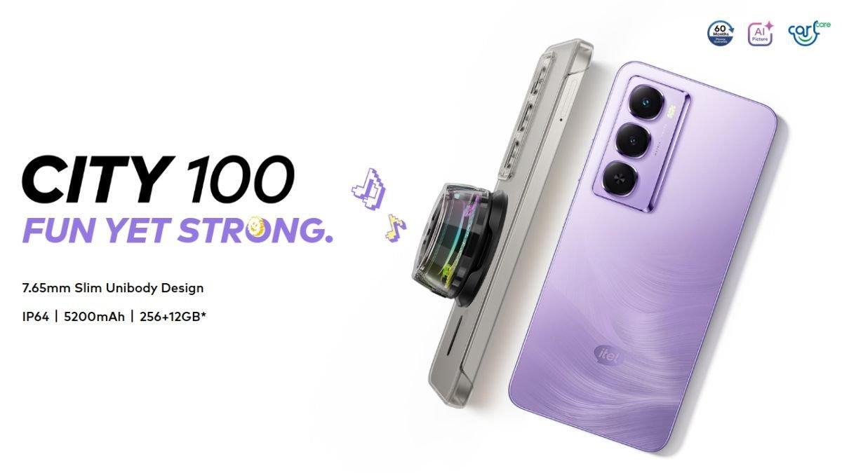 Ilustrasi itel CITY 100 yang tampil stylish, bodinya tergolong tangguh di kelas harga Rp 1 jutaan