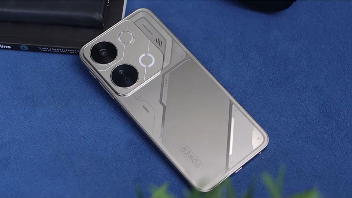 Desain futuristik bodi belakang itel P65