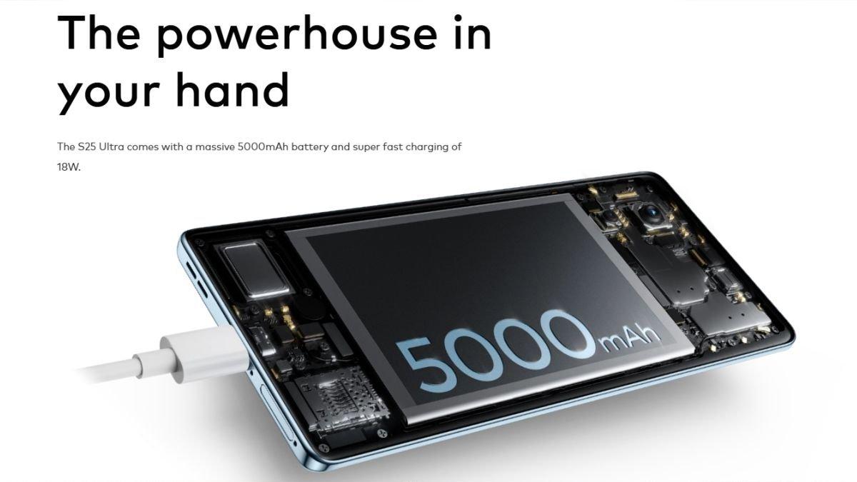 itel S25 Ultra bawa hadir baterai 5000 mAh
