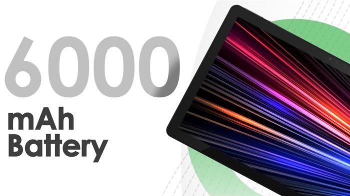 itel PAD1 hadir dengan baterai berkapasitas besar yani 6000 mAh