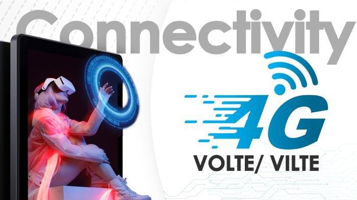itel PAD1 didukung pemakaian jaringan seluler 4G dan konektivitas WiFi