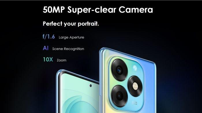 Kamera di punggung belakang itel S23 Plus