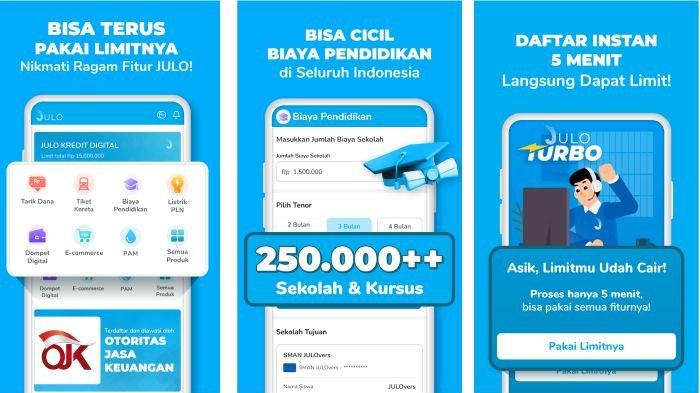Aplikasi JULO Paylater bisa diunduh melalui Google Play Store