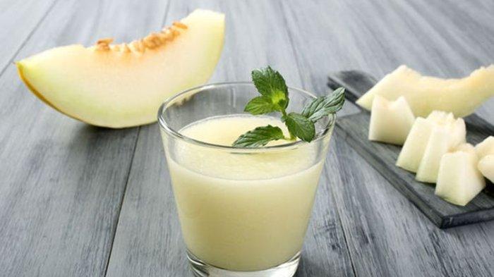 Jus buah melon.