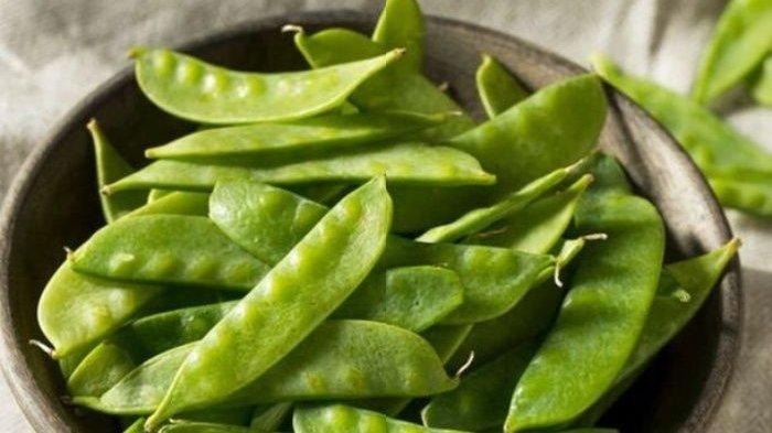 kacang kapri ternyata mengandung purin yang konsumsinya harus dibatasi karena bisa menyebabkan asam urat.