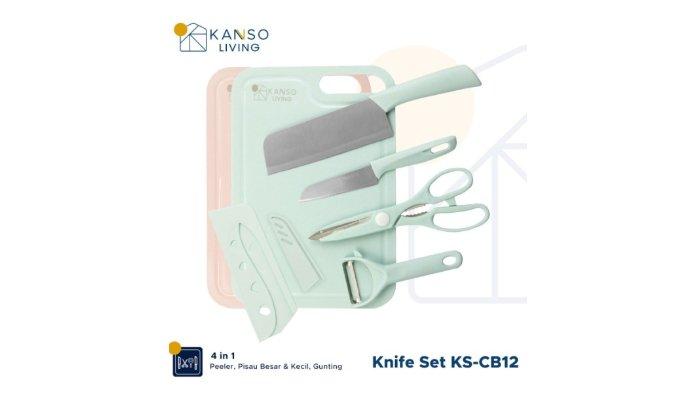 Kanso Living Set Pisau Dapur isi 4pcs